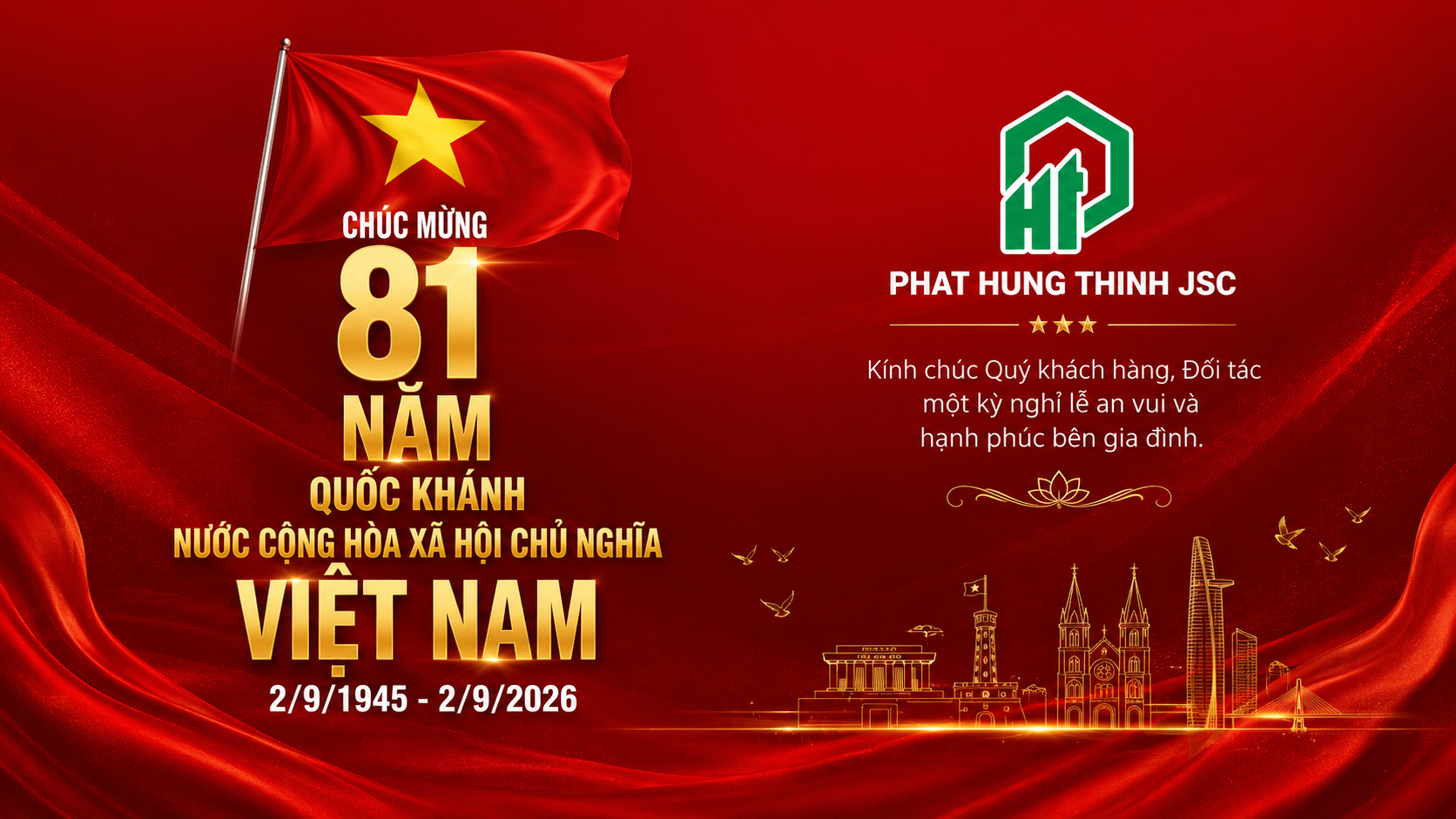 Kỷ niệm 81 năm Quốc khánh nước Cộng Hoà Xã Hội Chủ Nghĩa Việt Nam